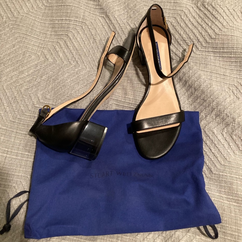 Stuart Weitzman block heel